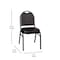 Flash Furniture Black Vinyl Stack ChairSilver Vein Metal Frame, 4PK 4-NG-ZG10006-BK-SILVERVEIN-GG - alternate 10